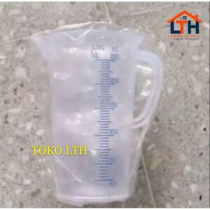 1-925-1.jpg GELAS UKUR 250 ml / GELAS TAKARAN PLASTIK / TEKO UKURAN