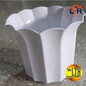 1-935-1.jpg POT LILY 20 CM PUTIH / POT TANAMAN PLASTIK / POT BUNGA