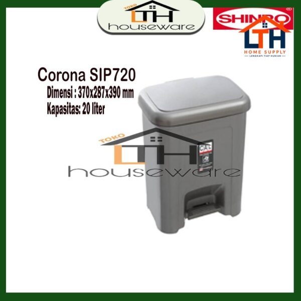 1-94-1.jpg TEMPAT SAMPAH INJAK SEGI 20 LITER-CORONA-SHINPO SIP720-KOTAK SAMPAH INJAK PERSEGI