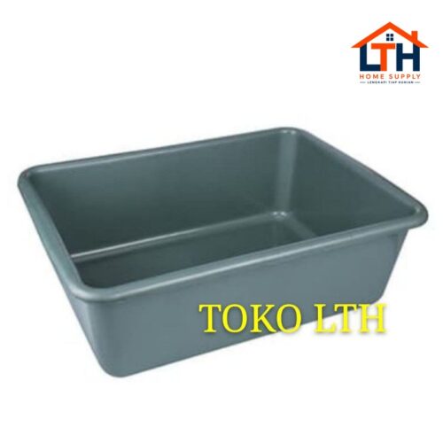 BASKOM SEGI ABU (M) TAIWAN / BAK SEGI SILVER / BAK PASIR / BASKOM SERBAGUNA HIDROPONIK