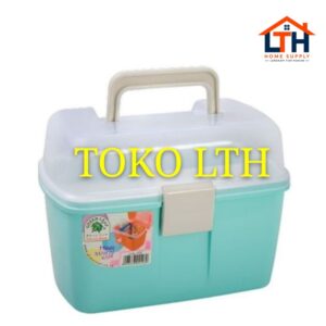 1-963-1.jpg KOTAK KOSMETIK MINDY 4128 GREEN LEAF / BEAUTY CASE / KOTAK JINJING