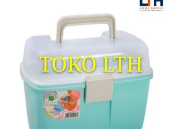 1-963-1.jpg KOTAK KOSMETIK MINDY 4128 GREEN LEAF / BEAUTY CASE / KOTAK JINJING