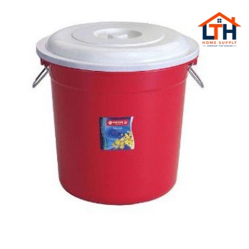 1-967-1.jpg EMBER TUTUP 30 LITER LION STAR PLASTIK GAGANG KAWAT / EMBER 8 GALON / TONG AIR