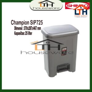 1-97-1.jpg TEMPAT KOTAK SAMPAH 25 LITER INJAK SEGI SHINPO CHAMPION SIP725