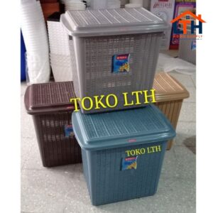 1-973-1.jpg KERANJANG PAKAIAN BAJU KOTOR LAUNDRY BAG STOCK BASKET LION STAR LB6 / KOTAK PENYIMPANAN SERBAGUNA