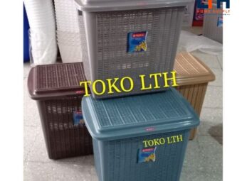 KERANJANG PAKAIAN BAJU KOTOR LAUNDRY BAG STOCK BASKET LION STAR LB6 / KOTAK PENYIMPANAN SERBAGUNA