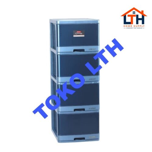 1-976-1.jpg LEMARI PLASTIK SUSUN 4 / LACI CONTAINER EXCEL L4 LION STAR XC-12