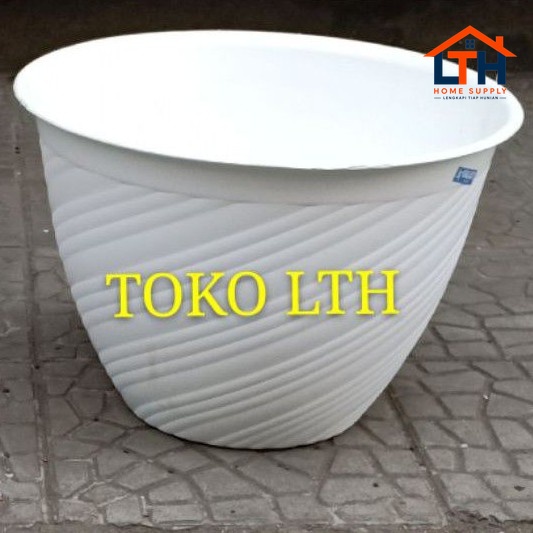 Pot Tawon Madu Tulip 40 - Putih
