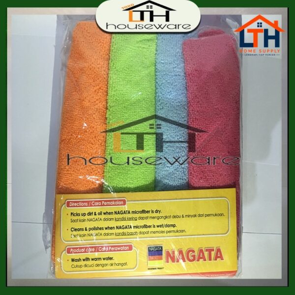 2-1002-1.jpg PER 4 PCS KAIN LAP MICROFIBER SERBAGUNA NAGATA NGT 0001 MF