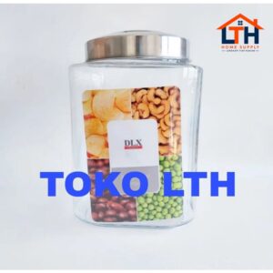 2-1009-1.jpg Toples Kaca Segi A Seal 6L - DLX Canister