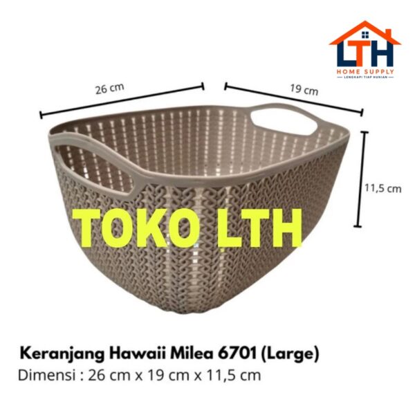 2-1010-1.jpg HAWAII MILEA 6701 LARGE KERANJANG SERBAGUNA WADAH BOX PARCEL HAMPERS MULTIPURPOSE