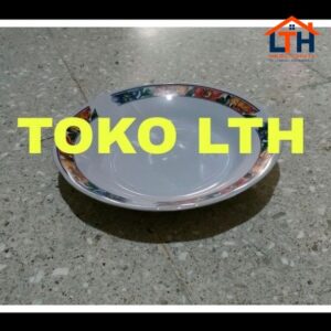 Piring Kembang Keramik 8inch (6pcs)