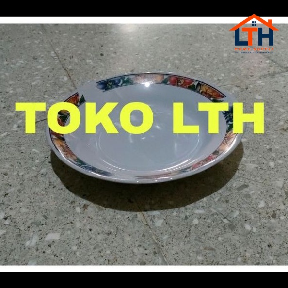 Piring Kembang Keramik 8inch (6pcs)