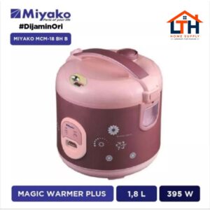 MIYAKO MCM 18 BH MAGIC COM RICE COOKER 1.8 LTR PENANAK NASI