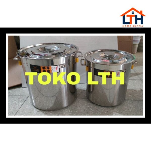 Dandang Panci Stockpot Stainless 30 - 35 - 40 - 45