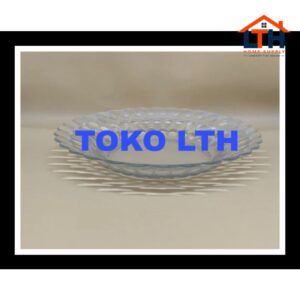 2-1056-1.jpg 12 PCS PIRING MAKAN 9 INCH KACA BELING BENING TRANSPARAN 9" DURALEK
