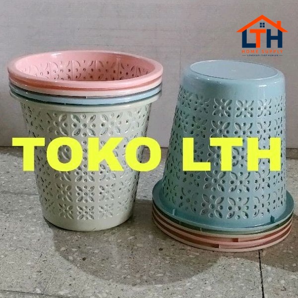KERANJANG SAMPAH PLASTIK BULAT WARNA / TEMPAT SAMPAH KECIL TEBAL