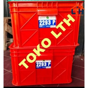 2-1066-1.jpg CONTAINER BOX INDUSTRI 2293 P GREEN LEAF KOTAK BOX WADAH SERBAGUNA 2293P