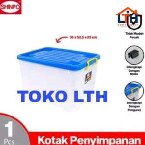2-1082-1.jpg CONTAINER BOX 52 LITER CARAVAN CB52 SHINPO SIP 142 CB 52 KOTAK BOX STORAGE RODA SIP142