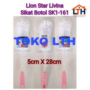 2-1089-1.jpg SIKAT CUCI BOTOL PLASTIK SK1 LION STAR 161 LIVINA BOTTLE BRUSH SK 1