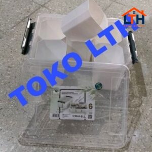 2-1096-1.jpg SOLARIS 7840 S KOTAK BOX ORGANIZER SERBAGUNA WADAH PEMISAH GREEN LEAF