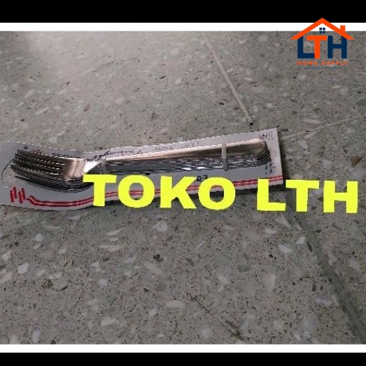 Garpu Makan Tanica Stainless 627-01 - Triangle (6pcs)