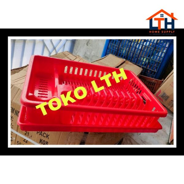 2-1145-1.jpg RAK PIRING NAMPAN PLASTIK WARNA PENGERING PIRING GELAS