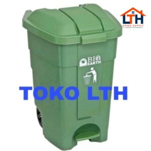 TEMPAT SAMPAH BIO INJAK RODA SEGI 90 LTR GREEN LEAF 2009 BIO STEP ON DUSTBIN 90 LITER