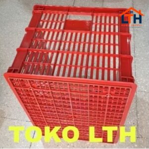 2-1168-1.jpg CONTAINER KERANJANG INDUSTRI BOX WADAH SERBAGUNA WARNA KRAT LUBANG