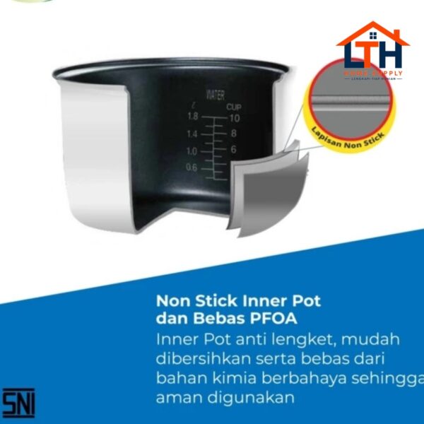 2-1171-1.jpg MAGIC COM MIYAKO MCM 606A WARMER PLUS 0.6 LTR RICE COOKER MINI PENANAK