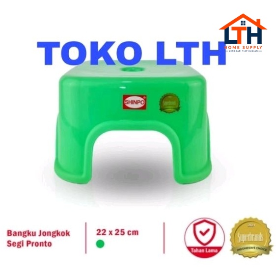 2-1176-1.jpg BANGKU KURSI JONGKOK SEGI PENDEK PRONTO SIP158 JOJODOG DENGKLIK SHINPO SIP 158