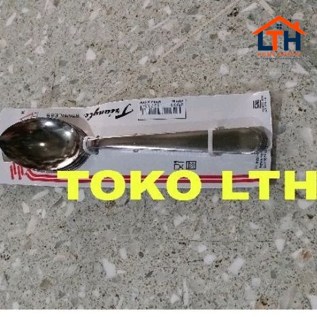 2-1179-1.jpg 6 PCS TRIANGLE SENDOK MAKAN MENU SPOON TANICA STAINLESS TEBAL 627-03