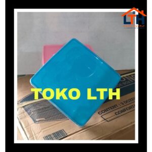 2-1191-1.jpg KOTAK SEGI SERBAGUNA 2800 ML MIKU HOMMY PLASTIK BOX WADAH KUE LAPIS TRANSPARAN