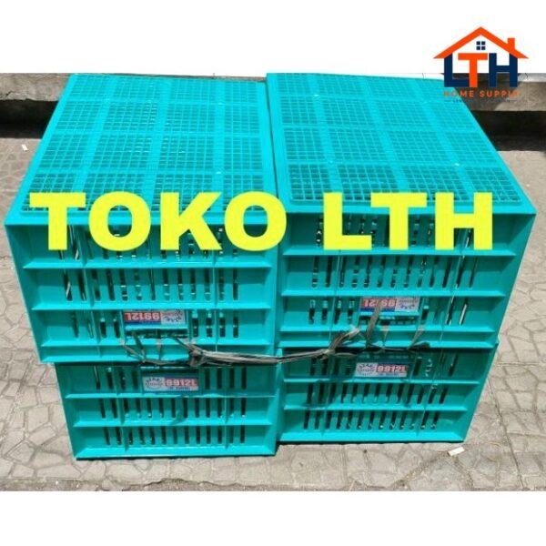 2-1192-1.jpg CONTAINER KERANJANG INDUSTRI BOX SERBAGUNA 9912L ATARI GREEN LEAF 9912 L BOX ROTI