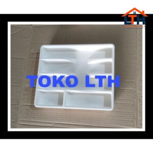 2-1194-1.jpg TEMPAT SENDOK GARPU SEKAT 5 WADAH PEMBATAS LACI CUTLERY TRAY VIENA