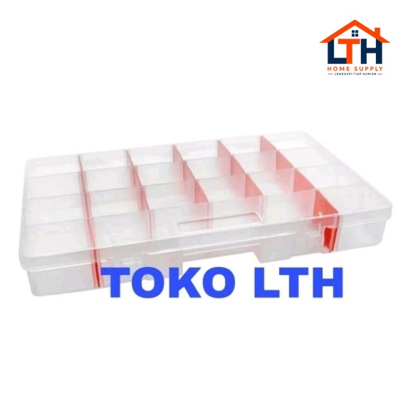 2-1196-1.jpg KOTAK PERKAKAS SEKAT 6-23 LORRAINE 1396 GREEN LEAF BOX PERHIASAN ALAT JAHIT WADAH SERBAGUNA STORAGE BOX