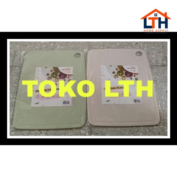2-1203-1.jpg TALENAN PLASTIK WARNA L BESAR CHOPPING BOARD LARGE 521 RED HOUSE