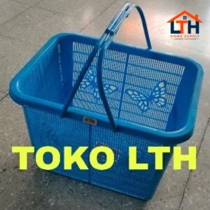 2-1213-1.jpg KERANJANG PASAR BELANJA KUPU KUPU B ELEGANT GLOBAL EAGLE SHOPPING BASKET