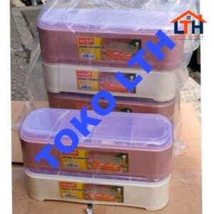 TEMPAT BUMBU ISI 4 KOTAK BOX WADAH GARAM GULA SEKAT 4 RAK BUMBU SERBAGUNA