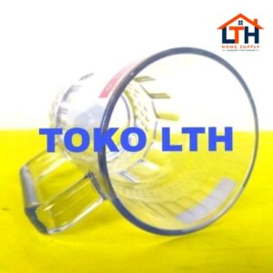 2-1218-1.jpg 3 PCS GELAS GAGANG AKRILIK MIKA 450 ML LION STAR FRESCO GL87 CANGKIR GLASS BIR TEH KOPI GL 87 LS