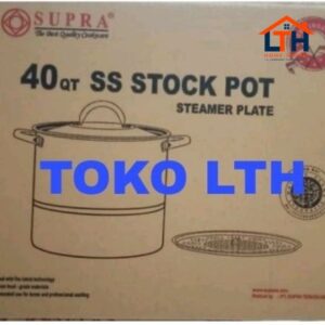 2-1251-1.jpg DANDANG STAINLESS 40 QT SUPRA PANCI STOCKPOT STEAMER KUKUSAN SARANG LANGSENG