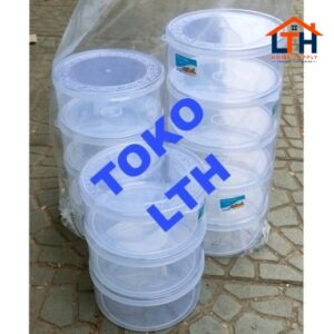 2-1256-1.jpg 12 PCS TOPLES KUE KERING BULAT 500 GRAM 1/2 KG PLASTIK STOPLES NASTAR SEALWARE