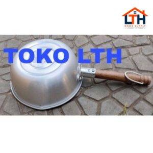 PANCI SUSU MIE GAGANG KAYU MASPION JAWA YUKIHIRA POLOS ALUMINIUM MILK SAUCEPAN