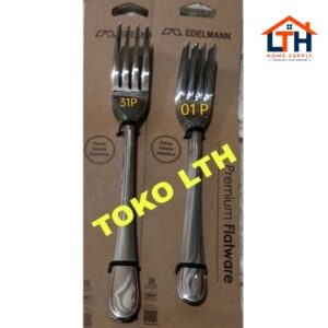 2-1262-1.jpg 6 PCS GARPU MAKAN HOTEL ONINOX 520-31P EDELMANN DINNER FORK TEBAL