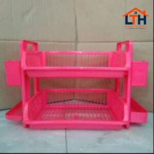 2-128-1.jpg RAK PIRING PLASTIK SUSUN 2-MULTI KITCHEN RACK, MASPION B-R030