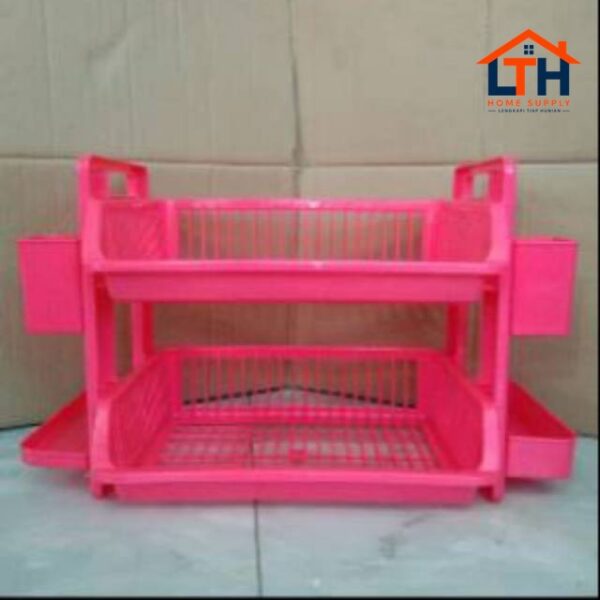 2-128-1.jpg RAK PIRING PLASTIK SUSUN 2-MULTI KITCHEN RACK, MASPION B-R030