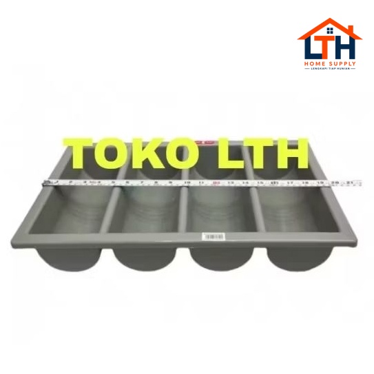 2-1298-1.jpg Tempat Sendok Sekat 4 Resto Cutlery Tray RCT223 - Owl Plastik