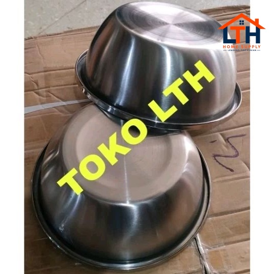 2-1302-1.jpg BASKOM STAINLESS 20 22 24 CM STAINLESS MANGKOK MANGKUK WASKOM KOBOKAN TINGGI