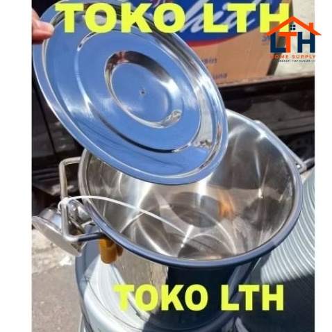 2-1303-1.jpg PANCI STOCKPOT STAINLESS 20 CM PANCI MASAK 5 LITER TINGGI DANDANG POLOS