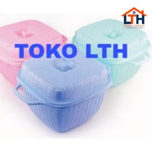 2-1312-1.jpg Sangku Plastik Segi+Tutup - Edelweiss